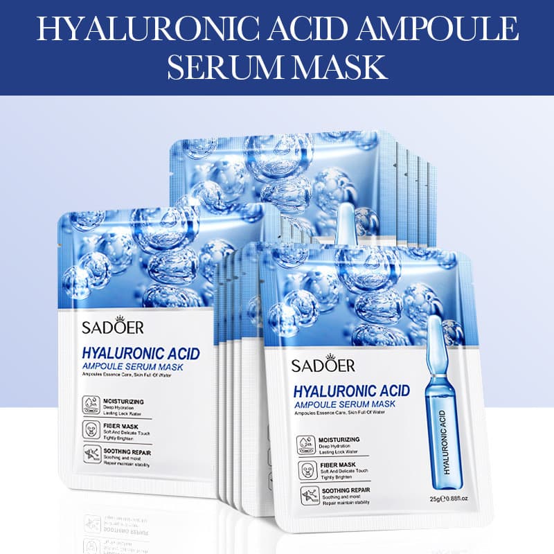 YTL หน้ากาก Hyuric Acid ไฮเดรตติ้ง มาส์ก Mask ของแท้ ลดริ้วรอยมาร์คหน้า มาร์คหน้าลดสิว ไวท์เทนนิ่งและให้ความชุ่มชื รูปที่ 5