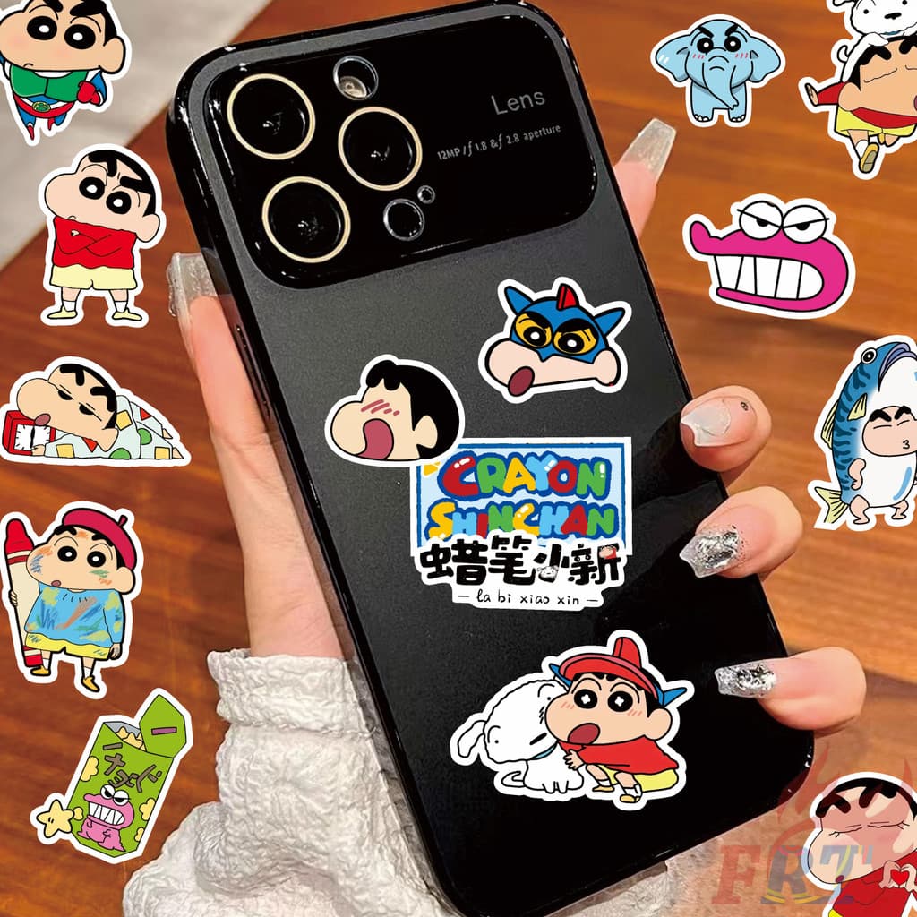 100ชิ้น/เซ็ต Q สติ๊กเกอร์เครยอนชินจังตลก สติ๊กเกอร์แฟชั่น DIY Doodle Decals รูปที่ 5