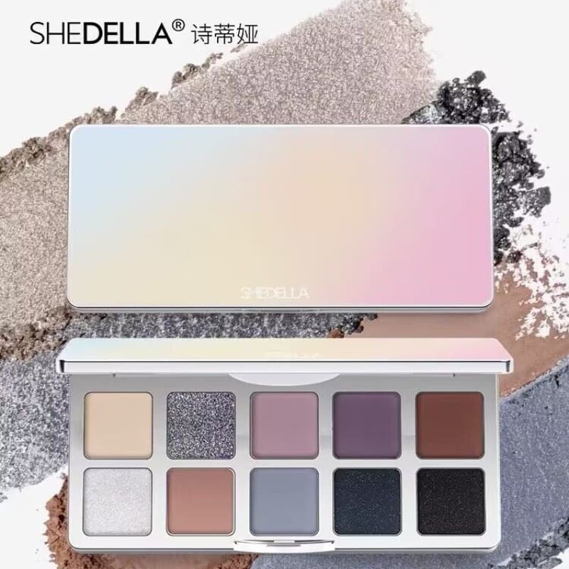 Shedella Matte Brightening Eyeshadow Palette กันน้ําและป้องกันเหงื่อ รูปที่ 2