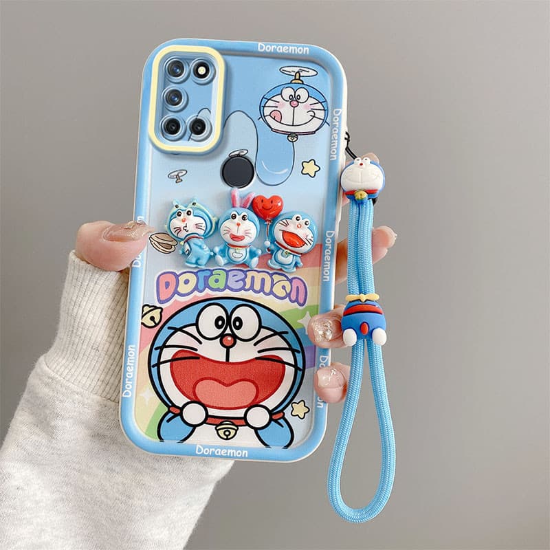 เคส REALME 7i REALME C17 Anti fall อะนิเมะการ์ตูน TPU ซิลิโคนอ่อนนุ่ม 3D เคสโทรศัพท์น่ารัก XXLK รูปที่ 5