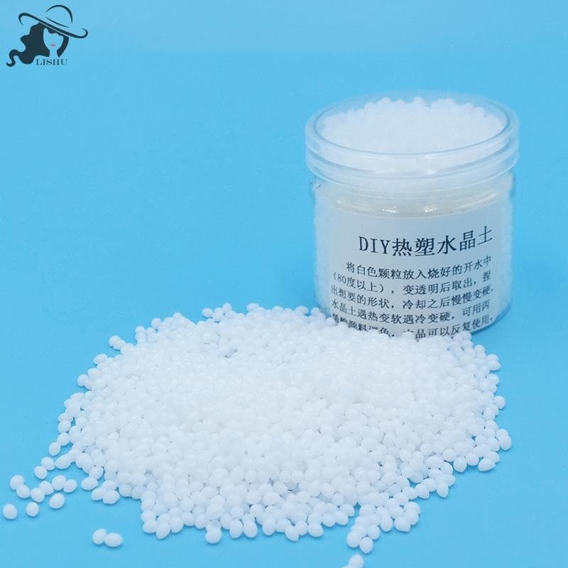 Lishu 50g/100g Polymorph Thermoplastic Friendly พลาสติก aka Polycaprolactone Polymorph เม็ด DIY เซรามิคเครื่องมือคุณภาพสูง th รูปที่ 1