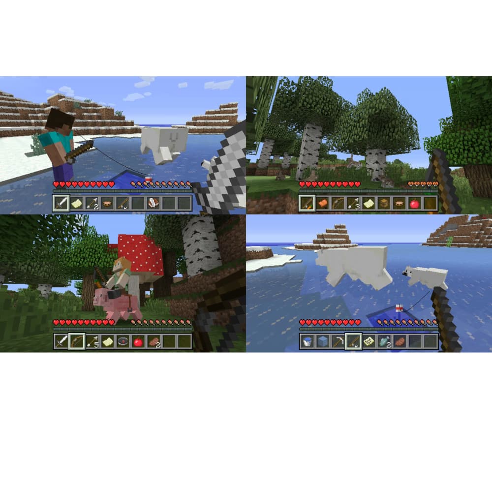 Nintendo Switch MINECRAFT + Super Mario Mash-Up ตลับเกมส์ แผ่นเกมส์ มือหนึ่ง รูปที่ 9