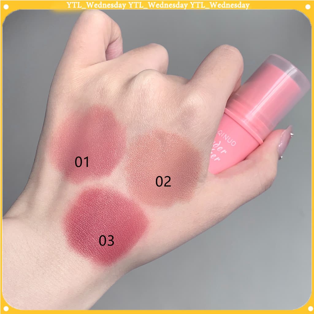 YTL เป็นธรรมชาติ กันน้ํา ปรับสีผิวให้กระจ่างใส มี 3 สีให้เลือก บลัชออนเนื้อครีม เนื้อแมตต์ นุ่ม ชุ่มชื้น เรียบเนียน รูปที่ 2