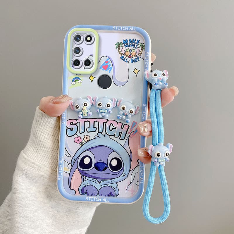 เคส REALME 7i REALME C17 Anti fall อะนิเมะการ์ตูน TPU ซิลิโคนอ่อนนุ่ม 3D เคสโทรศัพท์น่ารัก XXLK รูปที่ 8