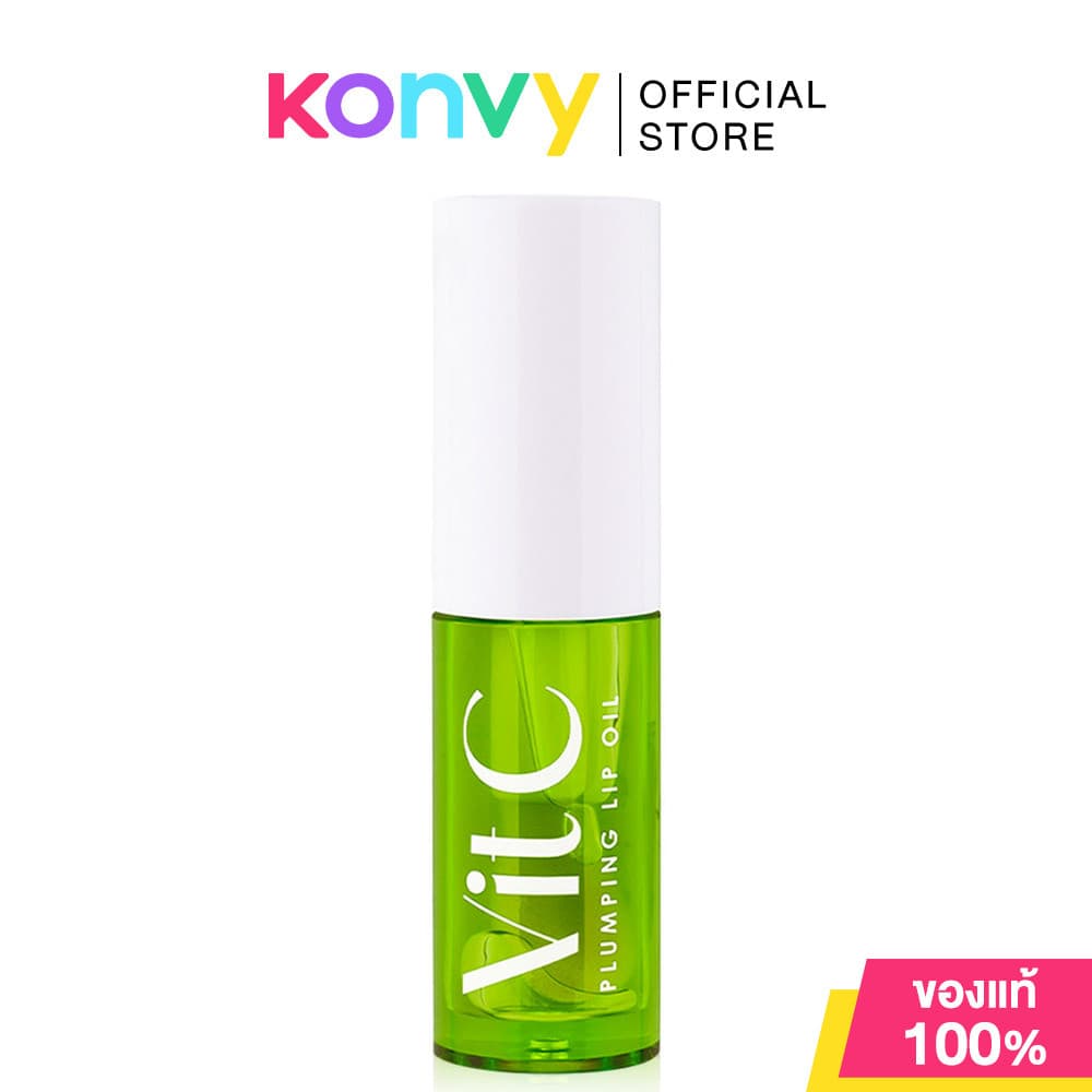 Cathy Doll Vit C Plumping Lip Oil 2.4g เคที่ ดอลล์ ลิปออยล์บำรุงริมฝีปาก รูปที่ 2