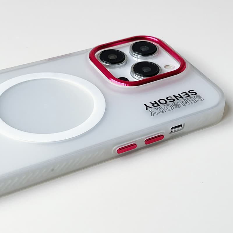 เคสโทรศัพท์แม่เหล็กโปร่งแสงสุดเท่และหรูหรา Compatible for iPhone 16 Pro Max 11 12 13 14 15 PRO MAX เคสแข็งป้องกันการตกแบบด้านเรียบง่าย รูปที่ 8