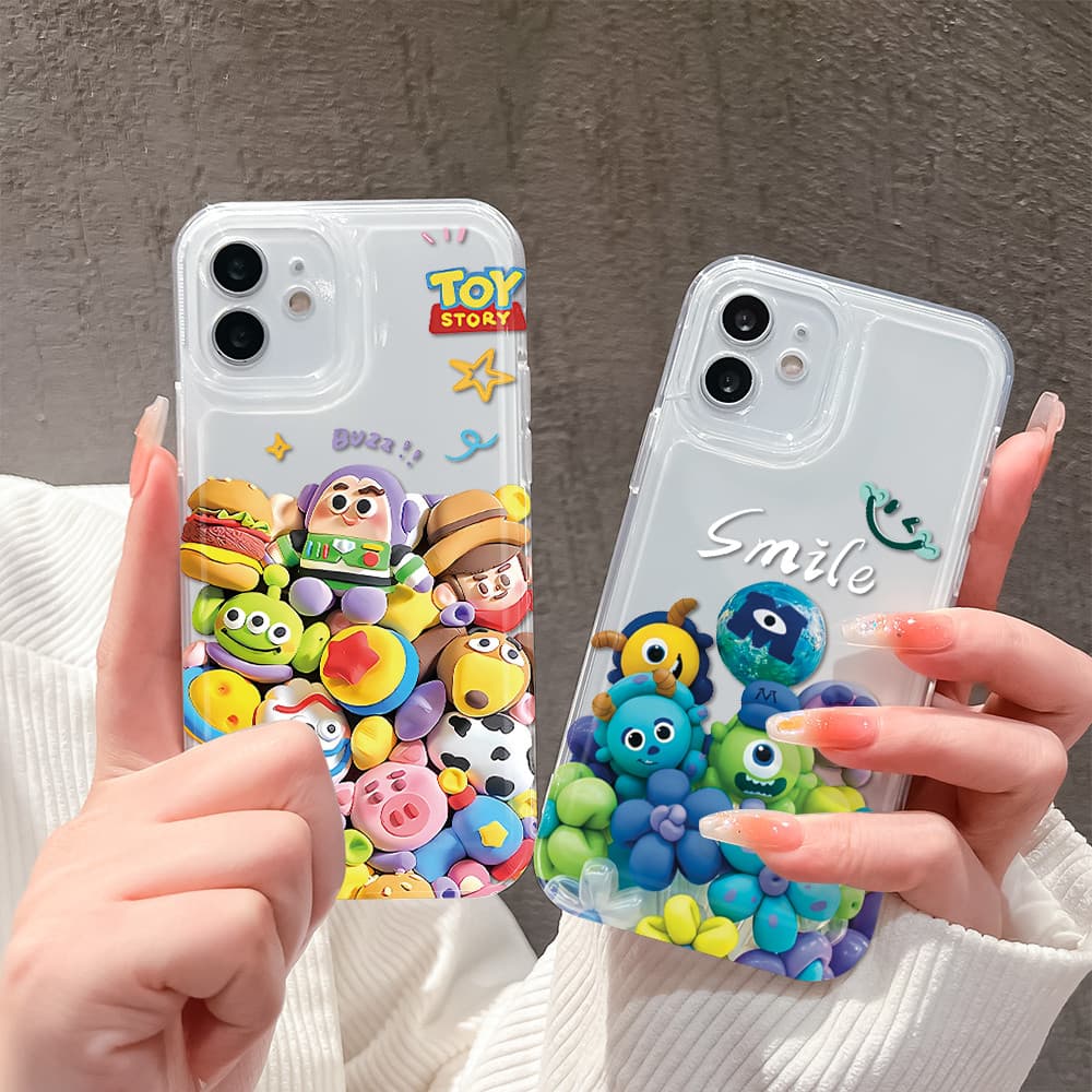 โปร่งใส เคส For OPPO A38 A18 A17 A17K A16 A16K A16S A16E A15 A15S A9 A5 A7 A5S A12 A3S A1K เคสออปโป้ Silicone เคสนิ่ม TK รูปที่ 7
