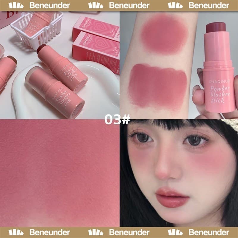 YTL เป็นธรรมชาติ กันน้ํา ปรับสีผิวให้กระจ่างใส มี 3 สีให้เลือก บลัชออนเนื้อครีม เนื้อแมตต์ นุ่ม ชุ่มชื้น เรียบเนียน รูปที่ 3