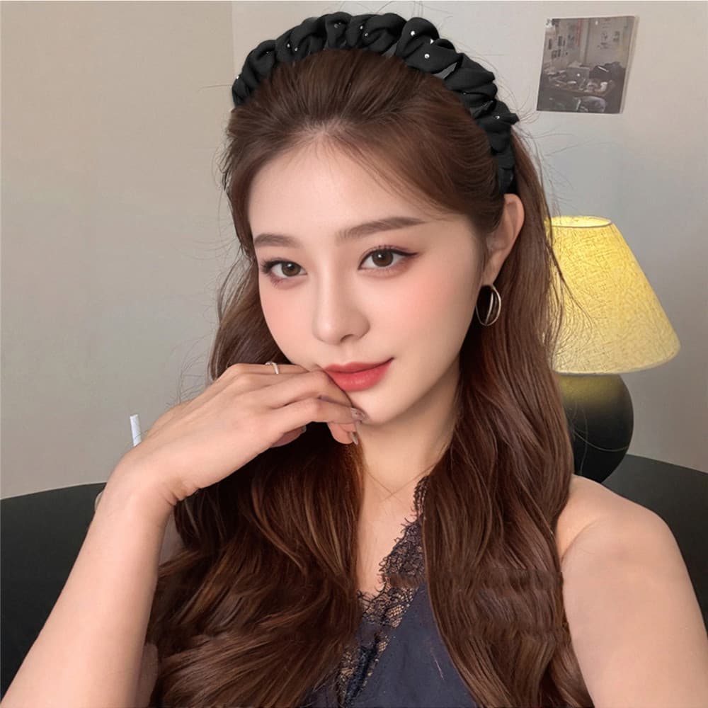 ที่คาดผมสไตล์หรูสำหรับ 여성 กันลื่นได้ดี มีการออกแบบให้สวยงาม รูปที่ 3