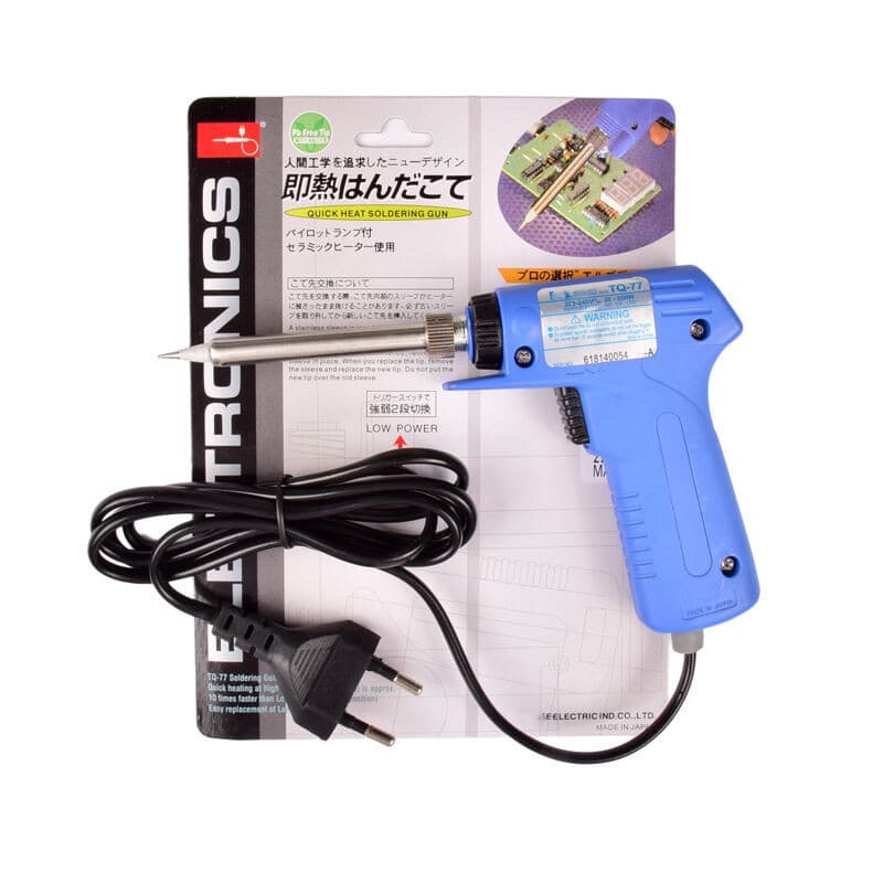 หัวแร้งบัดกรี รุ่น SPT-130W แถม น้ำยาประสาน+ตะกั่ว หัวแร้งไฟฟ้า หัวแร้งบัดกรีไฟฟ้า ความร้อนสูง หัวแร้ง รูปที่ 1