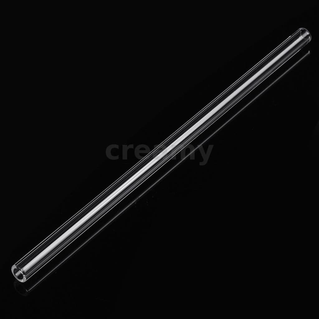 Creamy 10 ชิ้น 200 มิลลิเมตรหลอดโปร่งใส OD 7 มิลลิเมตร 1 มิลลิเมตรหนาผนัง Borosilicate แก้วเป่าหลอด Lab รูปที่ 7