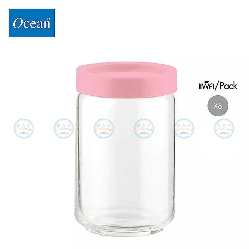 Ocean โหลแก้ว 750มล ฝาพลาสติก Stax Jar 5B02526 โอเชียน โหลแก้วใส โหลฝาปิด โหลฝาพลาสติก รูปที่ 8