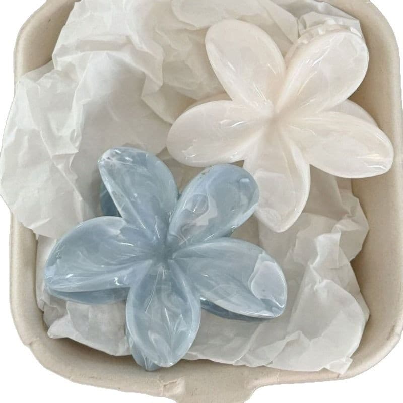 2025 Mint Frangipani คลิปฉลามดอกไม้ระดับไฮเอนด์ รูปที่ 5