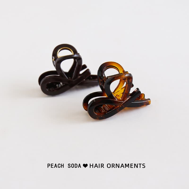 MAUROPOLI Daily Coffee Color Series กิ๊บติดผมประณีต Back Head Grab Clip High-End Temperament Shark Clip รูปที่ 4