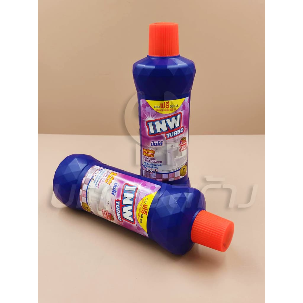 Pinto น้ำยาล้างห้องน้ำ แถมฟรี 50 มล. เป็น 500 มิล ผลิตภัณฑ์ล้างห้องน้ำ INW Turbo ขจัดคราบฝังแน่น รูปที่ 4