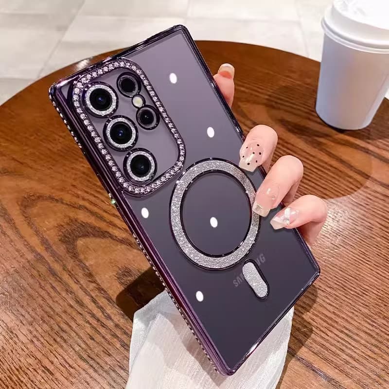 เคสกันกล้อง พร้อมเลนส์กล้อง เคส ชาร์จได้ ForSamsung A17 A07 A06 A26 A36 A56 A16 A55 A57 S24 S25 S26 FE ultra แม่เหล็ก รูปที่ 5