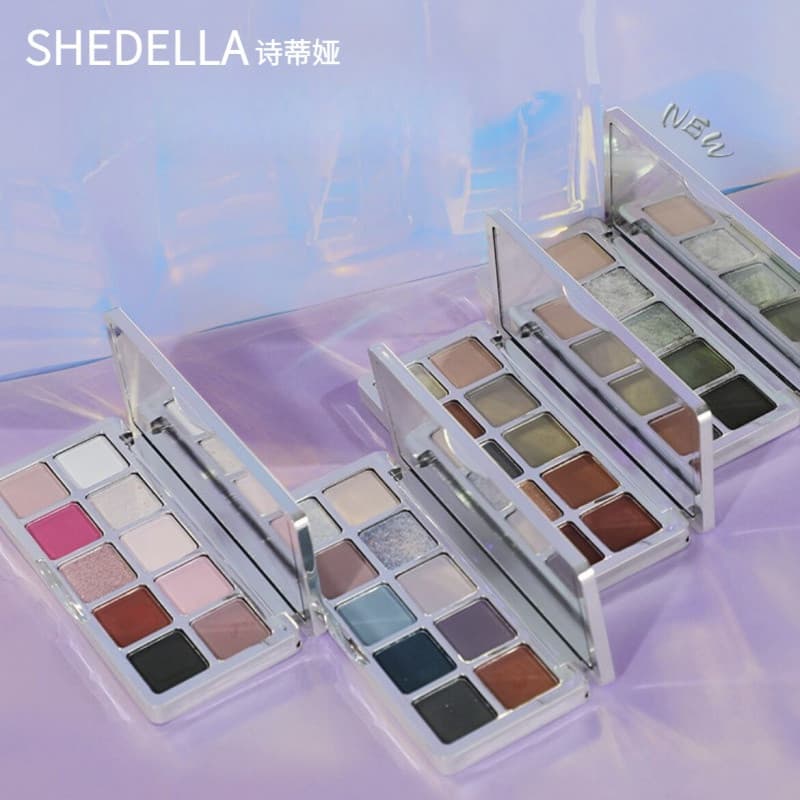 Shedella Matte Brightening Eyeshadow Palette กันน้ําและป้องกันเหงื่อ รูปที่ 7