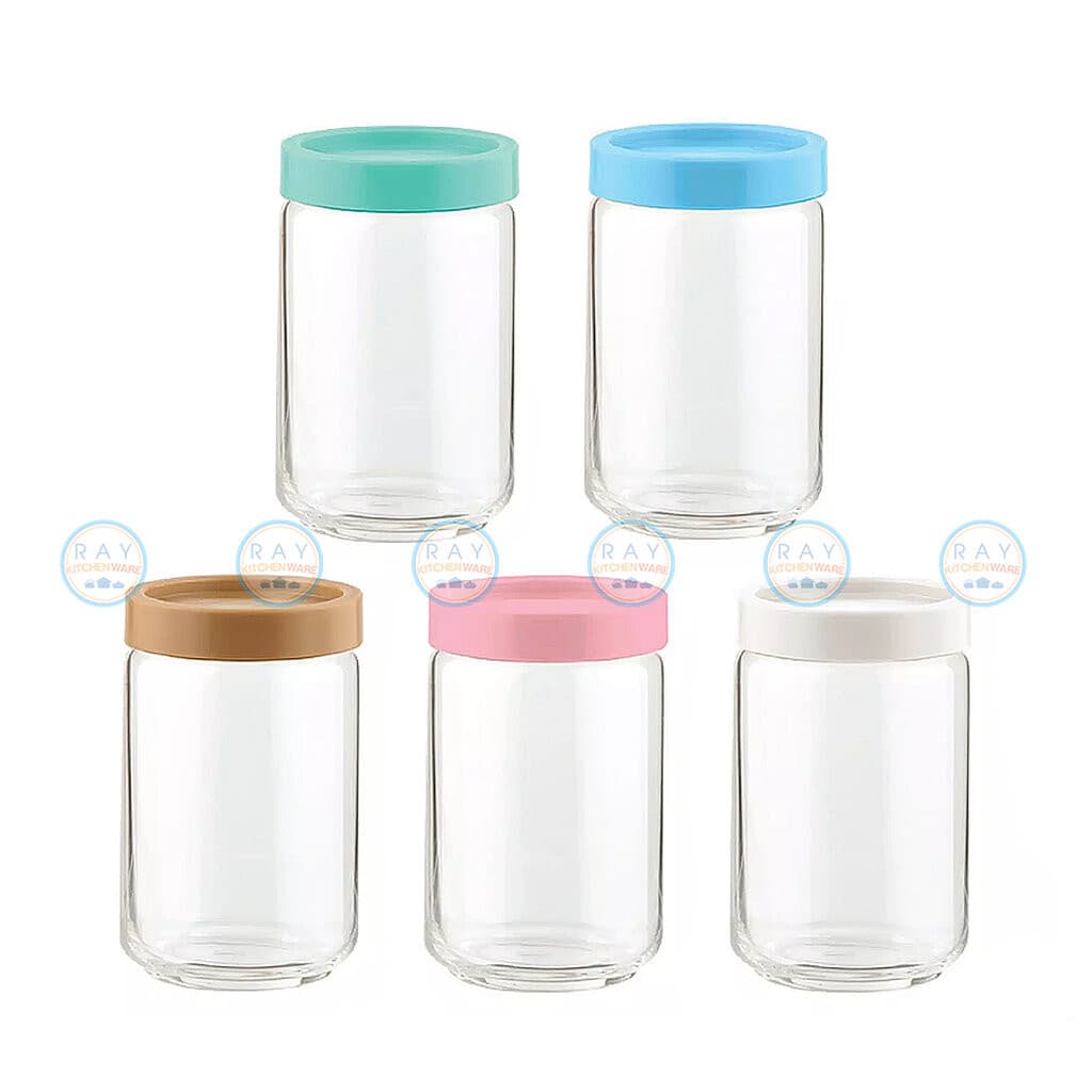 Ocean โหลแก้ว 750มล ฝาพลาสติก Stax Jar 5B02526 โอเชียน โหลแก้วใส โหลฝาปิด โหลฝาพลาสติก รูปที่ 4