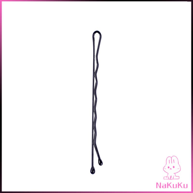 NKK กิ๊บดำติดผม 50PCS โลหะ ทรงผมเรียบง่ายคลิปเล็ก วัสดุดีเยี่ยม hair clip รูปที่ 9
