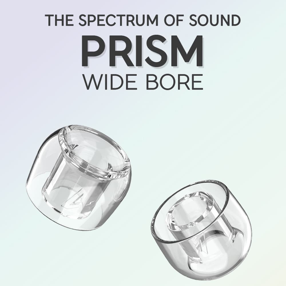 Divinus Prism กว้าง Bore LSR หูฟัง Eartips สําหรับ 4-6 มม.หัวฉีด, หูฟังเคล็ดลับหูฟังสําหรับ Davinci AFUL Performer 5 + 2 JUZEAR รูปที่ 1