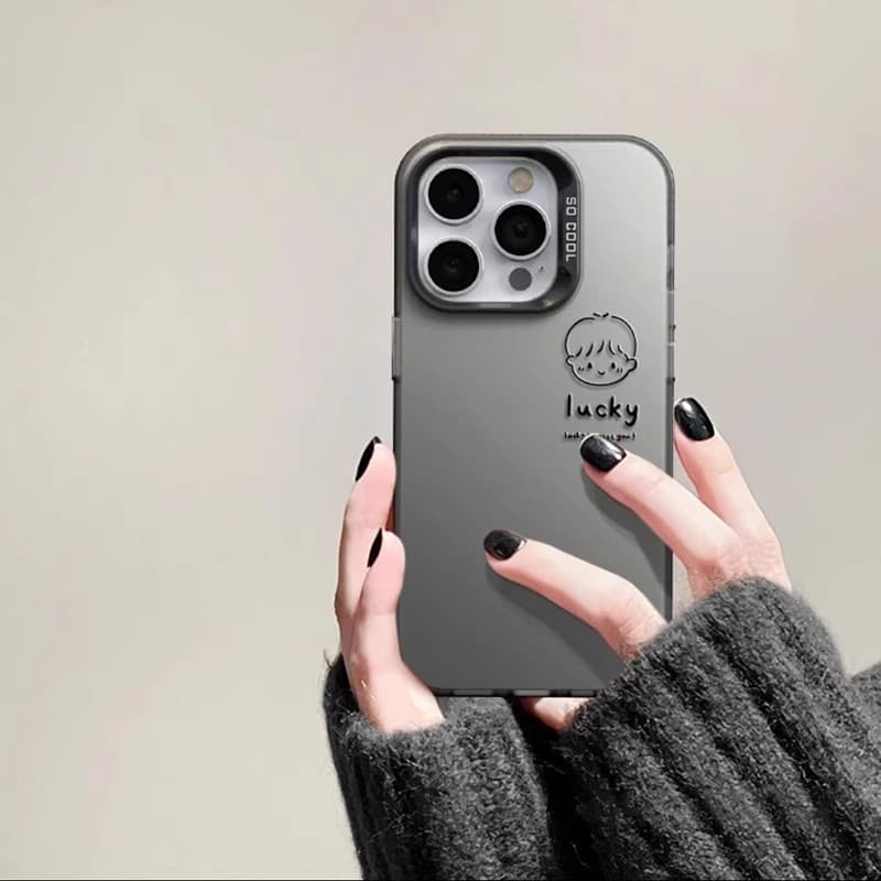 เคสแข็งหรูหรา เคสคู่น่ารัก เคสไอโฟน11 for เคสiPhone16 15 14 13 12 11 Pro Max 15Plus XR XS Max 7Plus 8Plus SE เคสไอโฟน13 รูปที่ 3