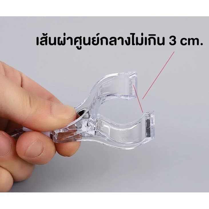 ที่หนีบป้ายราคาใส ปรับหมุนได้ 360° สำหรับร้านค้า ตลาดนัด | แข็งแรง ใช้ง่าย รูปที่ 7