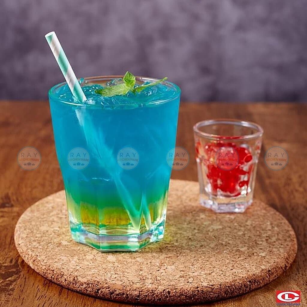 Lucky glass แก้วน้้ำใส euro tumbler 10 ออนซ์ ตราลักกี้ LG-101110 รูปที่ 2