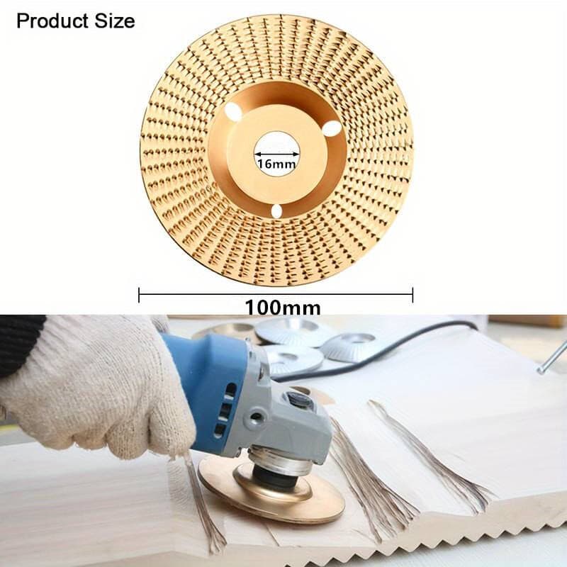 3pcs ใบขัดไม้ ใบเจียร์ไม้ ใบเจียร์แกะสลัก 100mm โลหะท บุ้งขัดไม้ แผ่นขัด แกะสลักไม้ ใบเจียร์แกะสลัก บุ้งขัดไม้ รูปที่ 5