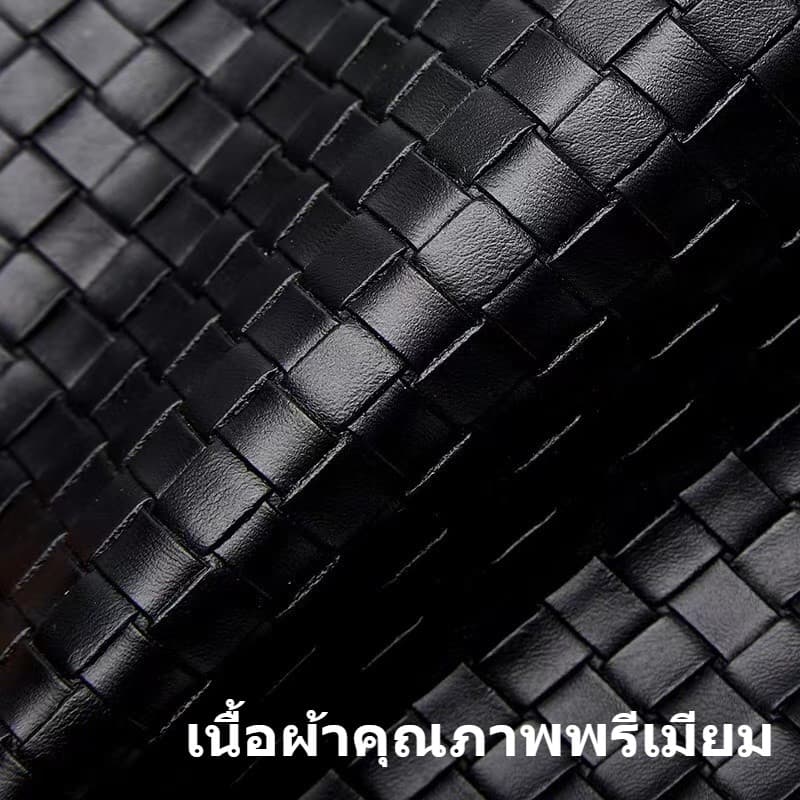 จัดส่งจากกรุงเทพฯ |กระเป๋าถือ กระเป๋าคลัทช์ หนัง PU แบบถัก อเนกประสงค์ แฟชั่นสําหรับผู้ชาย รูปที่ 5