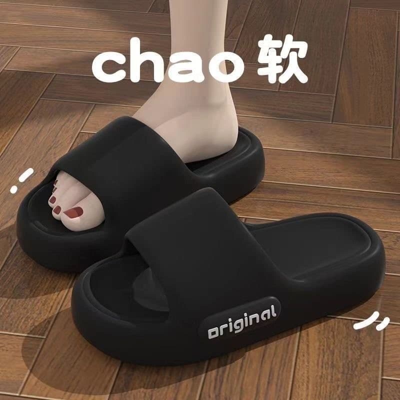 รองเท ้ าแตะผู ้ หญิงฤดูร ้ อนหนาSoledสวมใส ่ ด ้ านนอกรองเท ้ าแตะสีแดงขนาดใหญ ่ Anti-Slip Home Bath Muteคู ่ ขนาด x028 รูปที่ 5