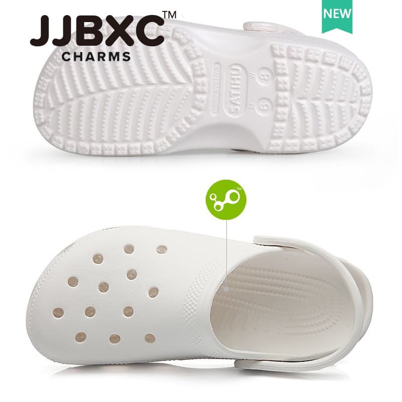 JJBXC รองเท้าหัวโต ดีไซน์เรียบ รองเท้าแตะรู ระบายอากาศ กันลื่น รูปที่ 3