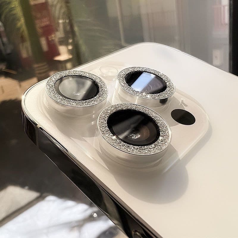 ฟิล์มเลนส์ For iPhone 11 13 16 17 Pro Max iPhone 13 14 15 Pro Max 12 13 Pro Max 16 Plus 12 13 Mini เลนส์กลิตเตอร์ รูปที่ 2