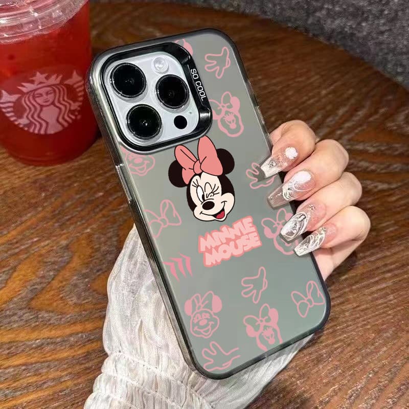 เคสโทรศัพท์แอปเปิ้ลป้องกันการชนกันป้องกันสกปรก for IPhone17 16 11 12 13 14 15ProMax XS X XR 7 8 Plus มิกกี้เมาส์น่ารัก รูปที่ 6