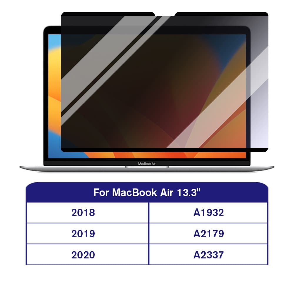 ฟิล์มป้องกันหน้าจอเพื่อความเป็นส่วนตัวระบบแม่เหล็กสำหรับMacBook Pro Air 13 14 15 16นิ้วอุปกรณ์เสริมตัวกปท็อปที่ถอดออกได้ รูปที่ 8