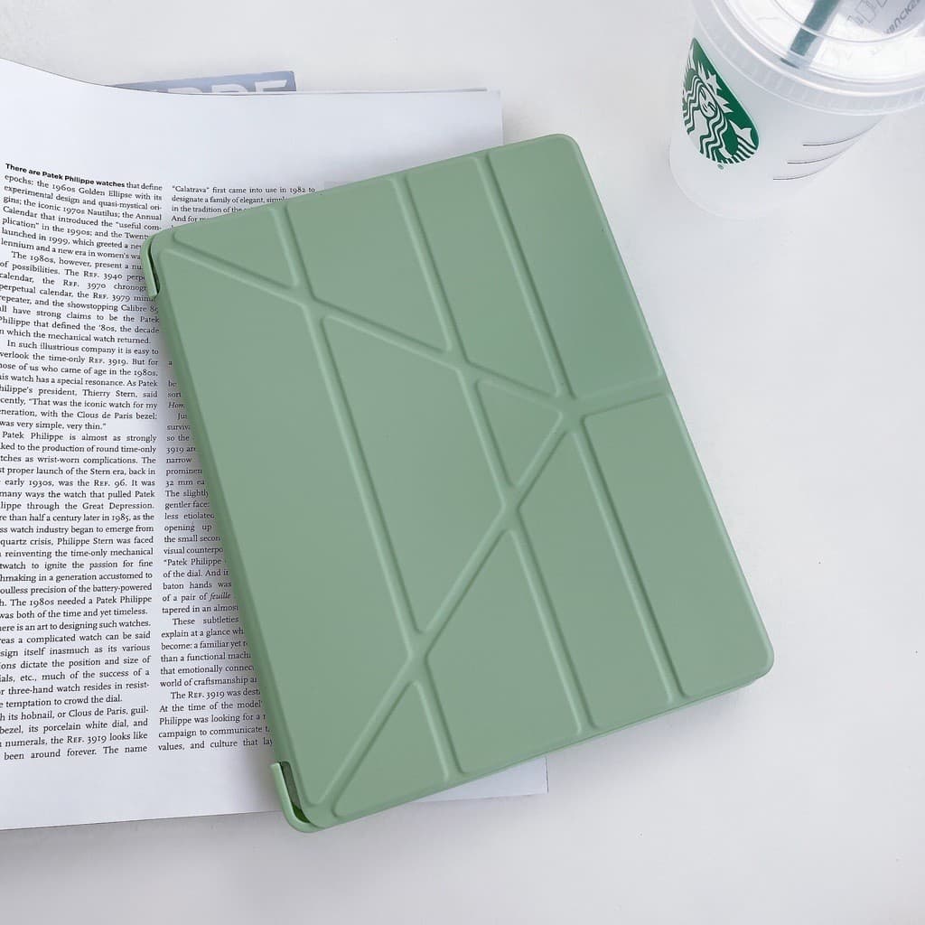 เคสฝาพับ สำหรับ Samsung Galaxy Tab S6 lite Tab A7 lite S10 S10FE S9 FE S9FE A11 A9 plus A11Plus มีช่องใส่ปากกา กันกระแทก รูปที่ 5