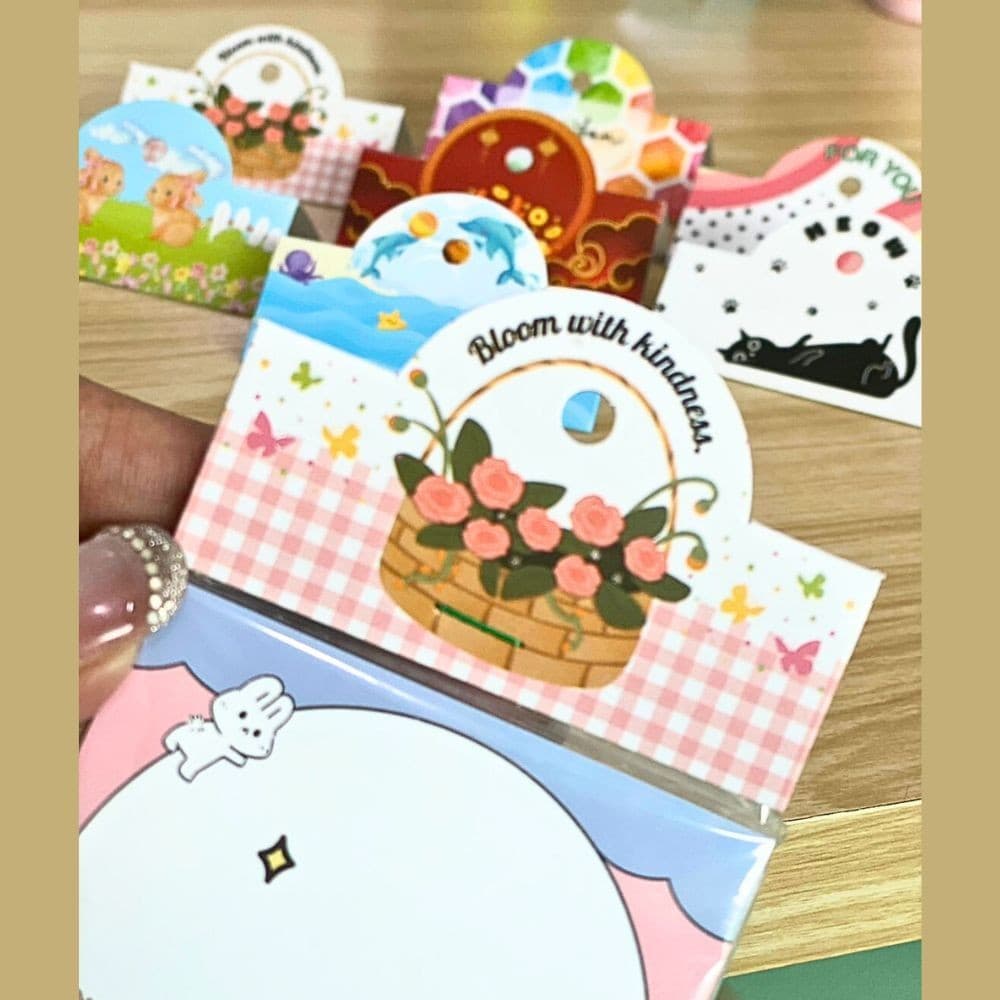 ป้ายหัวแผง 6.5 x 5 cm 100 ชิ้น ป้ายกิ๊ฟชอป หัวกระดาษ หัวแผงติดถุงพลาสติก มีเจาะรูแขวน รูปที่ 5