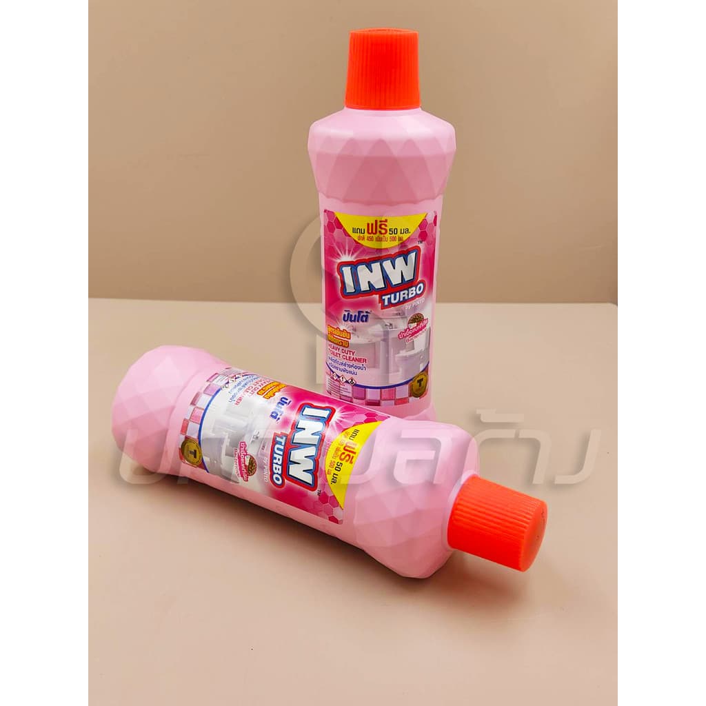 Pinto น้ำยาล้างห้องน้ำ แถมฟรี 50 มล. เป็น 500 มิล ผลิตภัณฑ์ล้างห้องน้ำ INW Turbo ขจัดคราบฝังแน่น รูปที่ 7