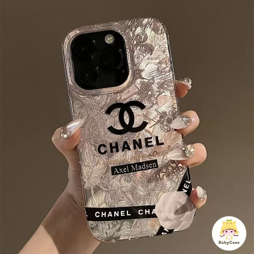 เคสไอโฟน 15 สำหรับ iPhone 16 15 13 11 12 14 Pro Max 7 16 8 Plus 16 11 Pro XR X XS MAX ตัวอักษรอาวุโสดอกไม้ปกอ่อน รูปที่ 3