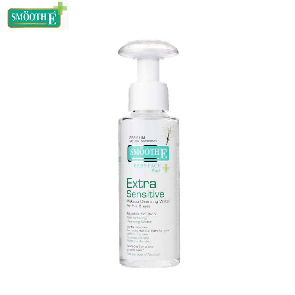 Smooth E Extra Sensitive Makeup Cleansing Water สมูทอี เมคอัพ คลีนซิ่ง วอเตอร์ รูปที่ 3
