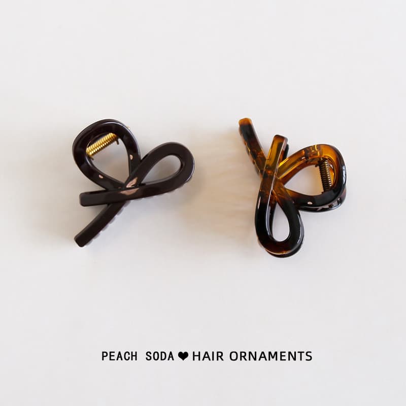 MAUROPOLI Daily Coffee Color Series กิ๊บติดผมประณีต Back Head Grab Clip High-End Temperament Shark Clip รูปที่ 1