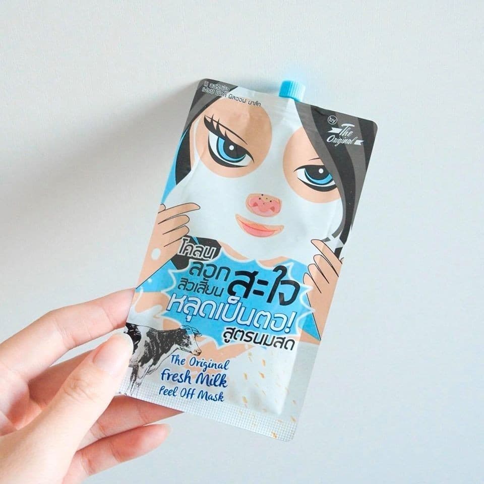 1 ซองThe Original Fresh Milk Peel Off Mask รูปที่ 5