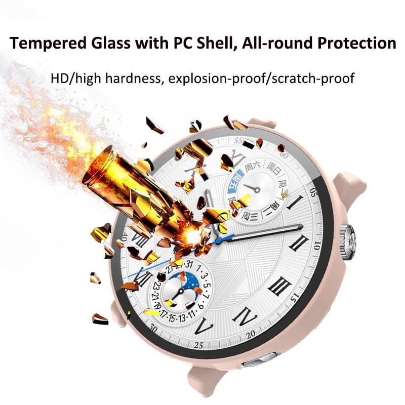 เคสบัมเปอร์ Huawei Watch GT 5 / 46 41 มม. เคส กระจก - Tempered Glass Bumper Case GT4 GT5 41mm รูปที่ 4