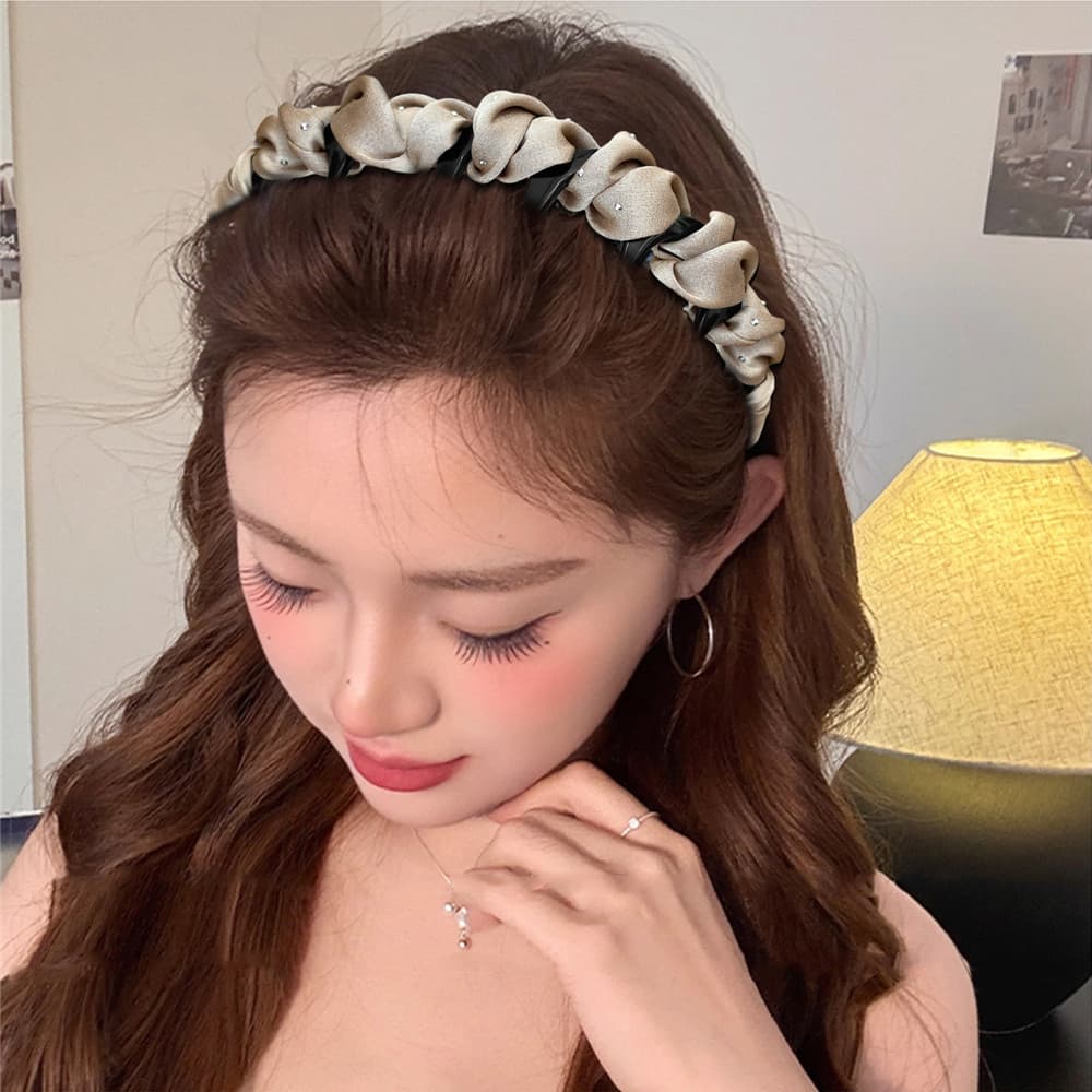 ที่คาดผมสไตล์หรูสำหรับ 여성 กันลื่นได้ดี มีการออกแบบให้สวยงาม รูปที่ 7
