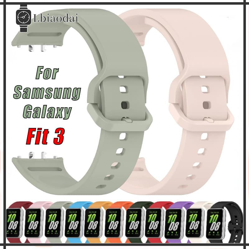 สายซิลิโคน for Samsung Galaxy Fit 3 เข็มขัดยางกีฬาการเปลี่ยนอุปกรณ์เสริม Samsung Fit 3 สายนาฬิกา รูปที่ 1