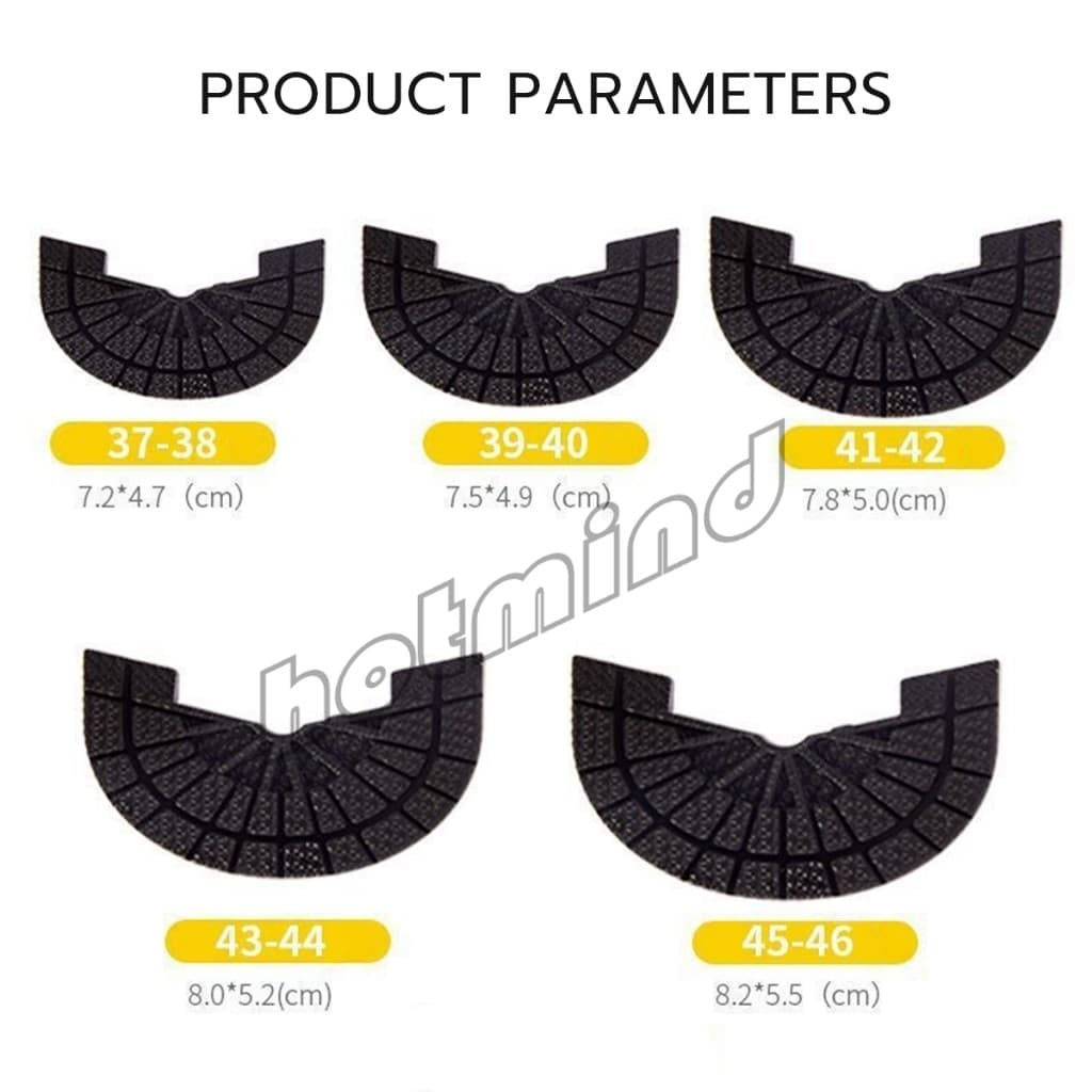 HD พื้นรองเท้ากันลื่น แผ่นรองส้นเท้า สติกเกอร์ป้องกันส้นรองเท้าสึก Shoes Sole Sticker รูปที่ 7