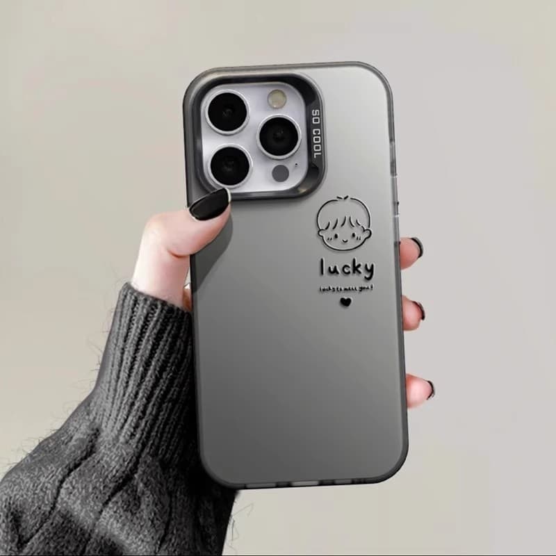 เคสแข็งหรูหรา เคสคู่น่ารัก เคสไอโฟน11 for เคสiPhone16 15 14 13 12 11 Pro Max 15Plus XR XS Max 7Plus 8Plus SE เคสไอโฟน13 รูปที่ 5