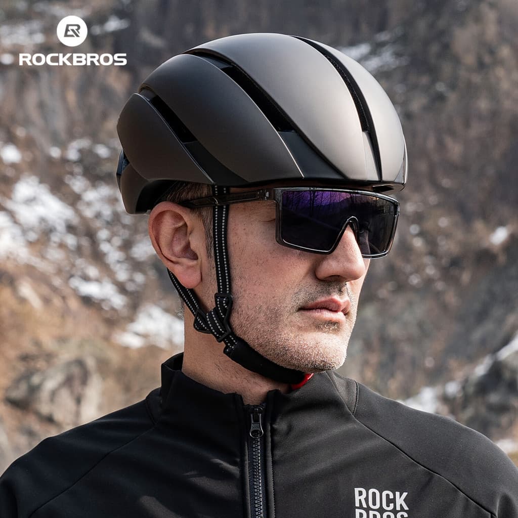 Rockbros แว่นตาขี่จักรยานโพลาไรซ์ Sunglses น้ําหนักเบา Anti-UV400 + Sport Photochromic แว่นตากันแดดแบบพกพา MTB รูปที่ 4