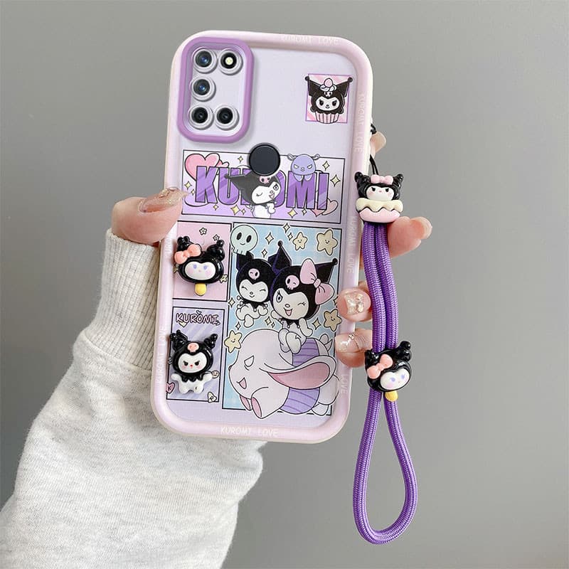 เคส REALME 7i REALME C17 Anti fall อะนิเมะการ์ตูน TPU ซิลิโคนอ่อนนุ่ม 3D เคสโทรศัพท์น่ารัก XXLK รูปที่ 6