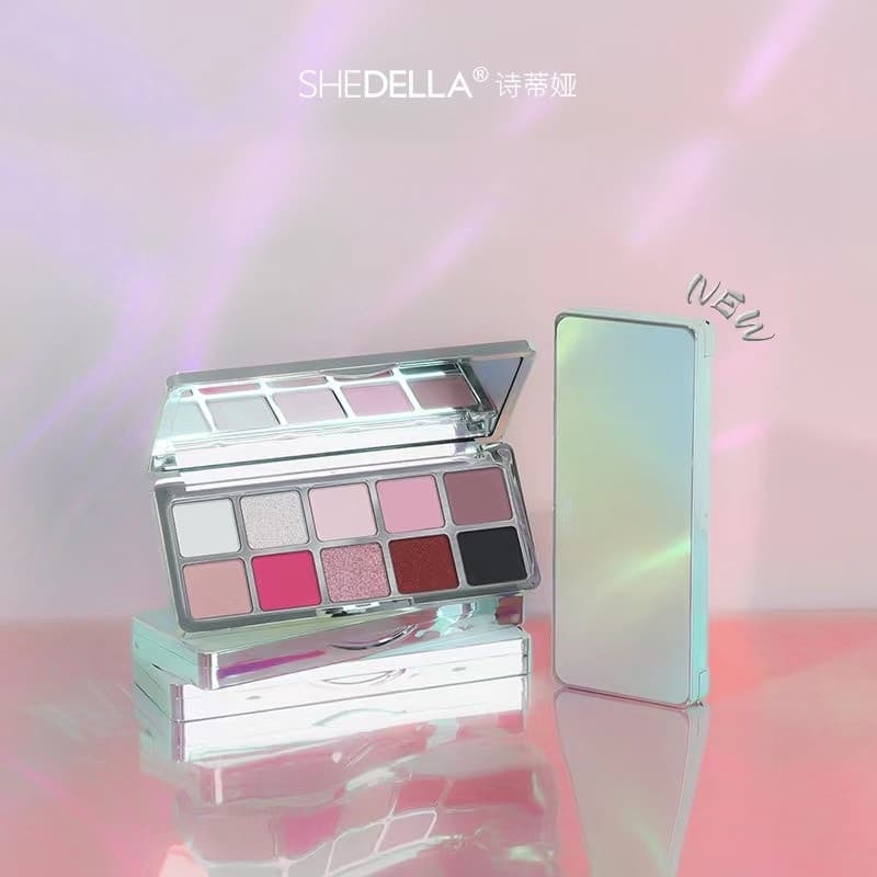 Shedella Matte Brightening Eyeshadow Palette กันน้ําและป้องกันเหงื่อ รูปที่ 3