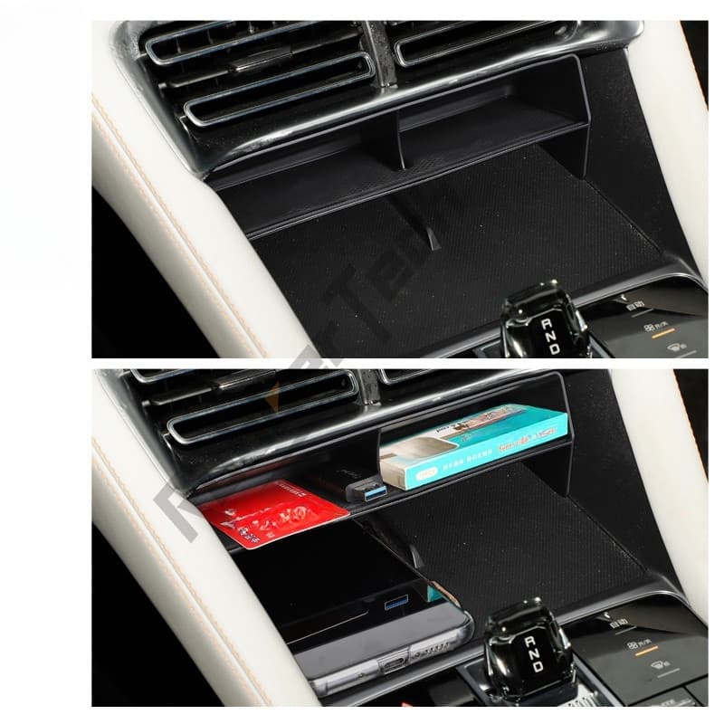 BYD SEALION 6 อุปกรณ์จัดระเบียบคอนโซลและที่พักแขน ซิลิโคนที่ชาร์จไร้สาย รูปที่ 5